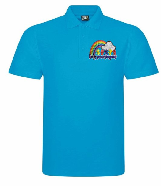 Turquoise Polo Top for Early Years Playgroup