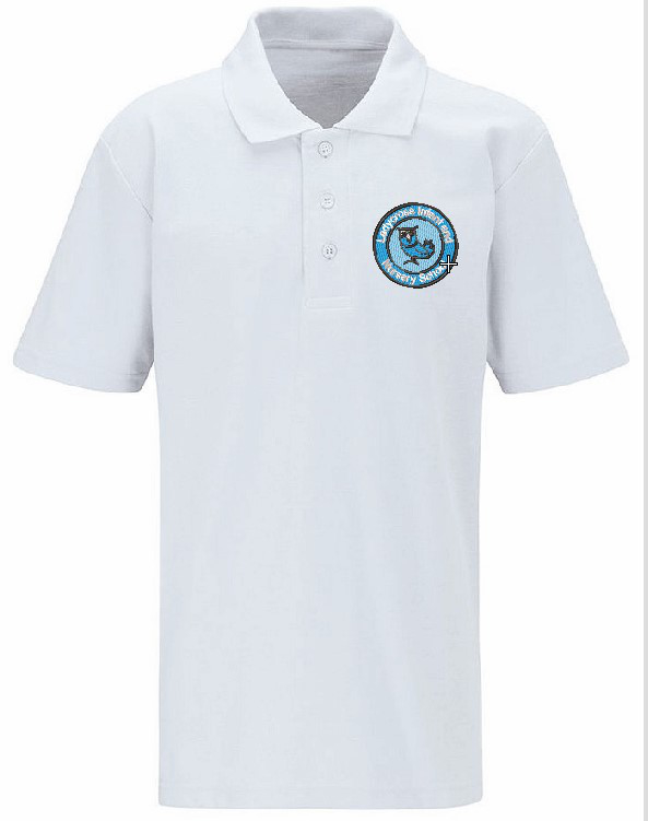 White Polo Top for Ladycross Infant and Nursery School