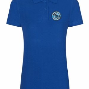 Royal Blue Ladies Polo Top for Ladycross Infant and Nursery School Staff