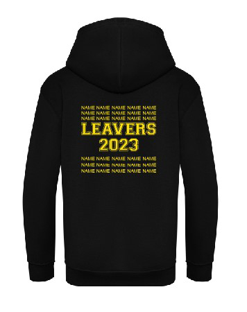 School Leavers Hoodie from Simply First for 2024. Sizes 3XL to 5XL