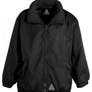 Black Reversible Fleece Lined Jacket