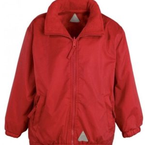 Red Reversible Fleece Lined Jacket