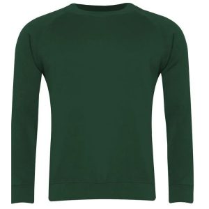 Classic Banner Sweatshirt in Bottle Green